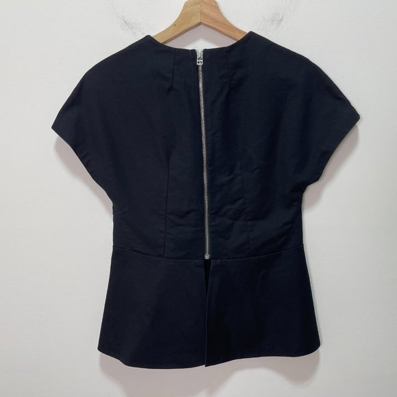 Aritzia T. Babaton Peplum Top sz 4 - Picture 6 of 12